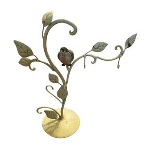 Metal Decorative‎ Bird Jewelry Stand NEW